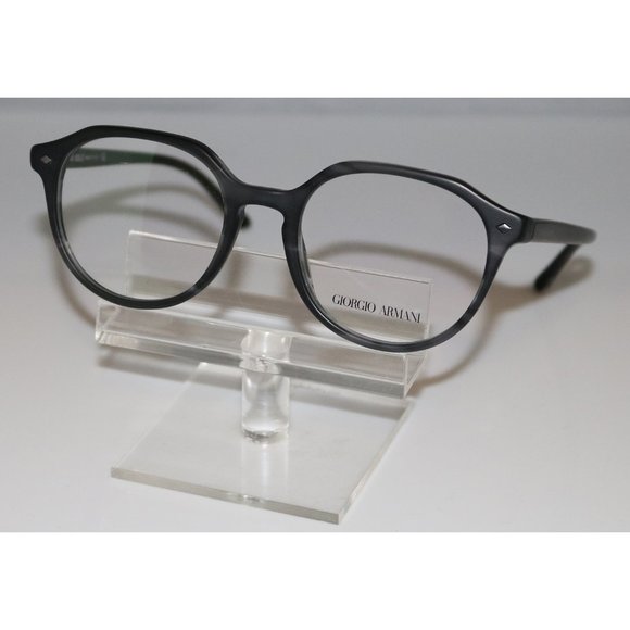 Giorgio Armani Gray Striped Eyeglasses - Picture 1 of 3